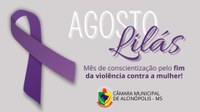 Agosto Lilás: Legislativo levanta a bandeira e apoia o movimento contra a violência doméstica